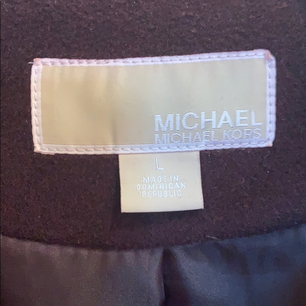 Michael Kors asymmetrical belted coat - Picture 2 of 5